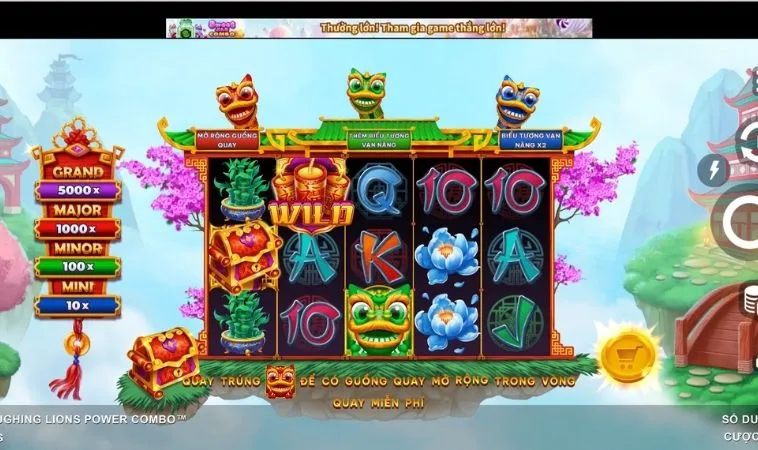 Giao diện chơi Nổ Hũ Lân Hái Lộc Tại TK88