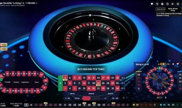 Chơi Roulette TK88 Bất Bại Từ Các Cao Thủ Hàng Đầu 2 Giao diện chơi Roulette TK88