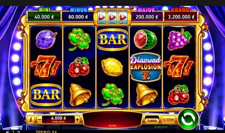 Giao diện chơi Nổ Hũ Kim Cương Tại TK88