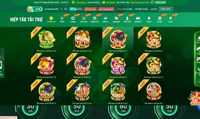 Đa dạng các thể loại trò chơi hấp dẫn tại nhà cái TK88